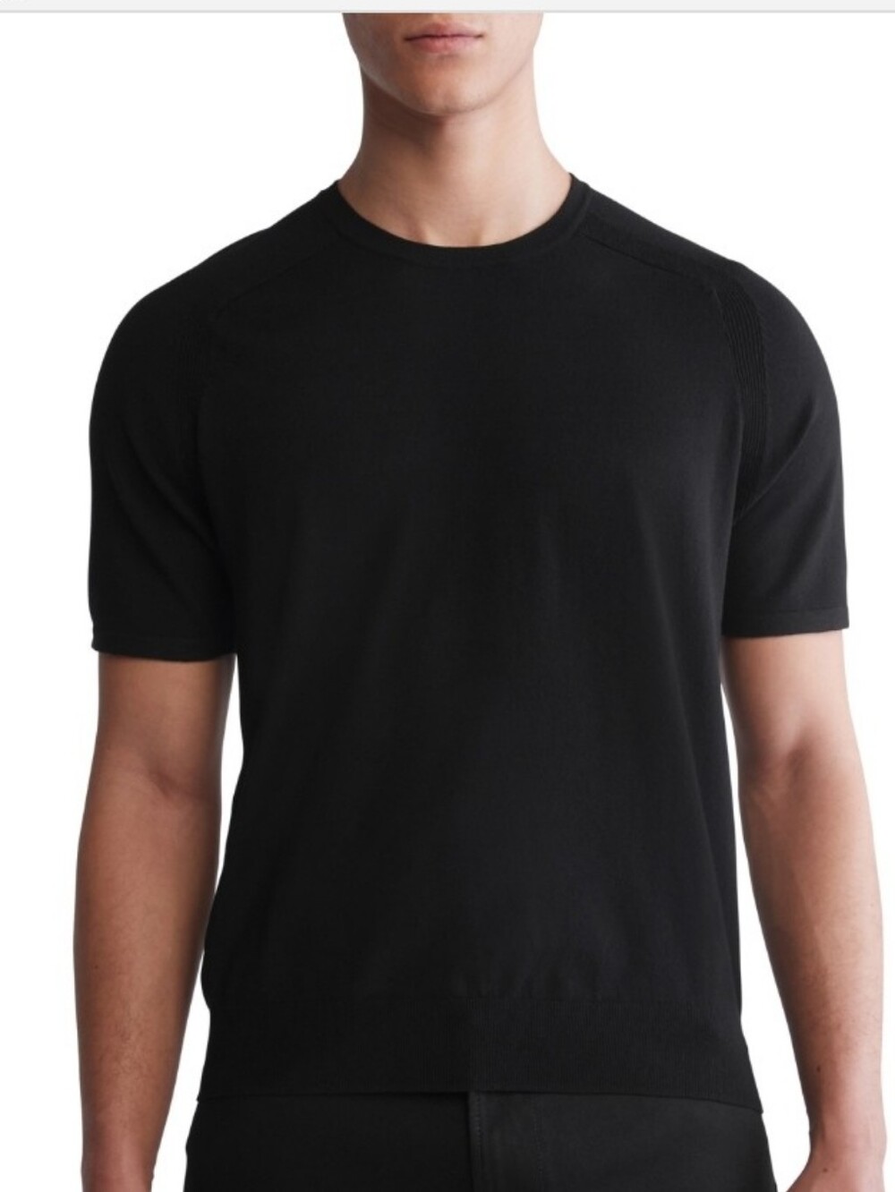 Calvin Klein Men's Tech Knit Crewneck Sweater T-Shirt. Size Small NWT